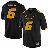 Missouri Tigers 6 Marcus Murphy III Black Nike College Football Jersey Dzhi,baseball caps,new era cap wholesale,wholesale hats